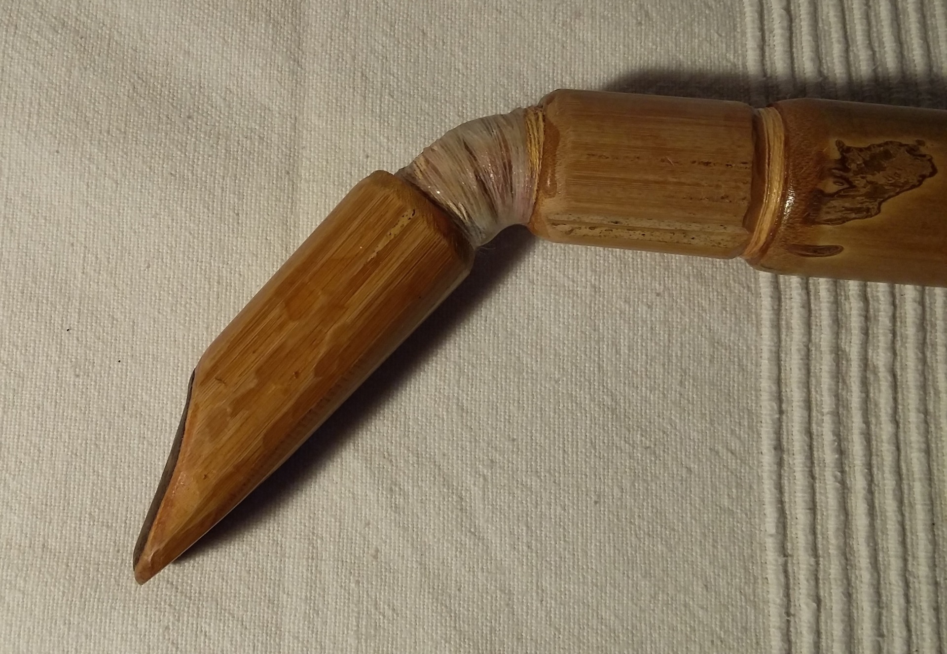 Bamboo Mouthpiece. Bambusmundstücke